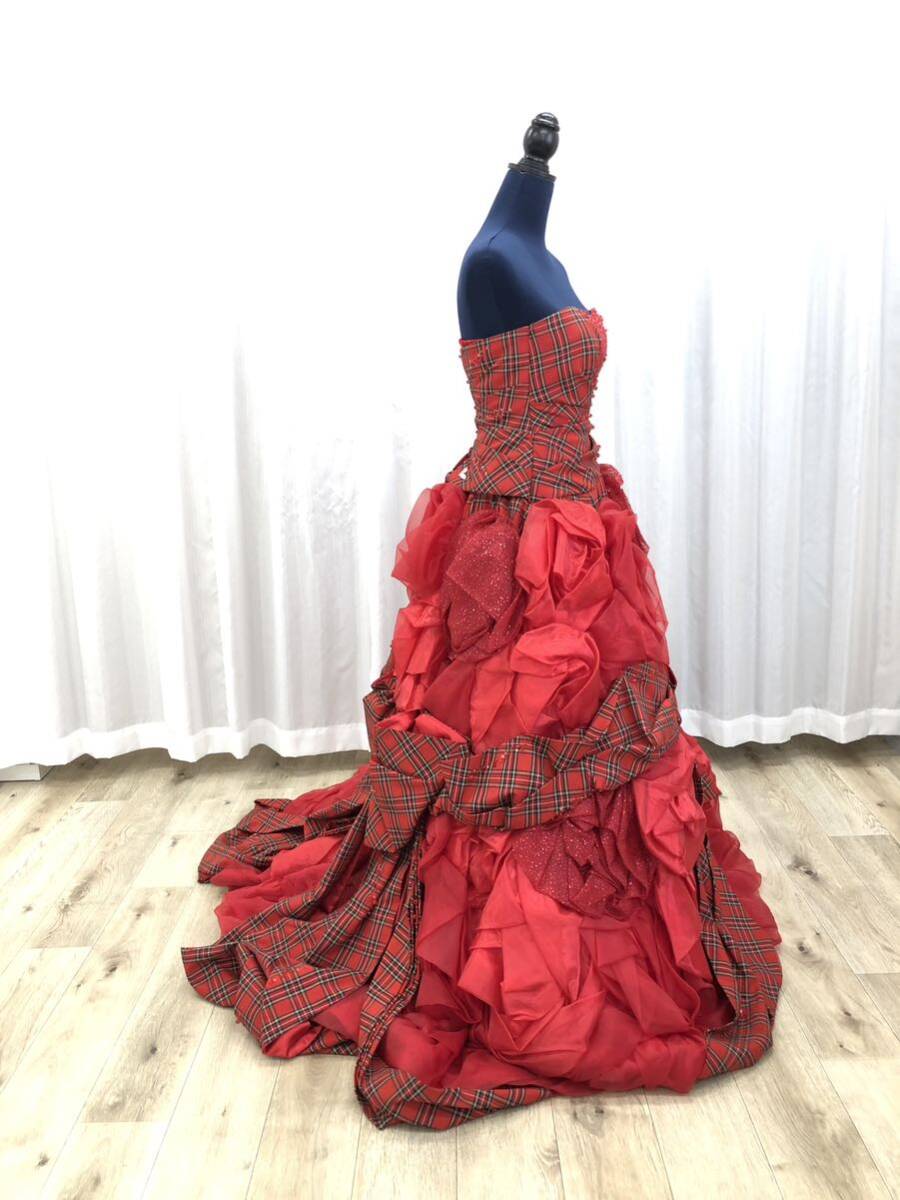 ウェディングドレス カラードレス UNO et L’ETOILE 神田うの 7T ドレス ブライダル 結婚式 貸衣装 披露宴 衣装 舞台発表 演奏会の画像5