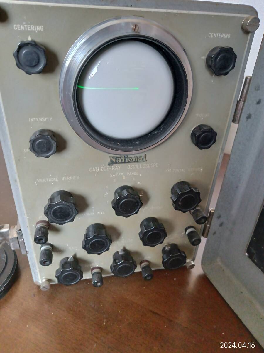  now, warehouse adjustment middle! former times National made Brown tube oscilloscope (CT-75 number type )