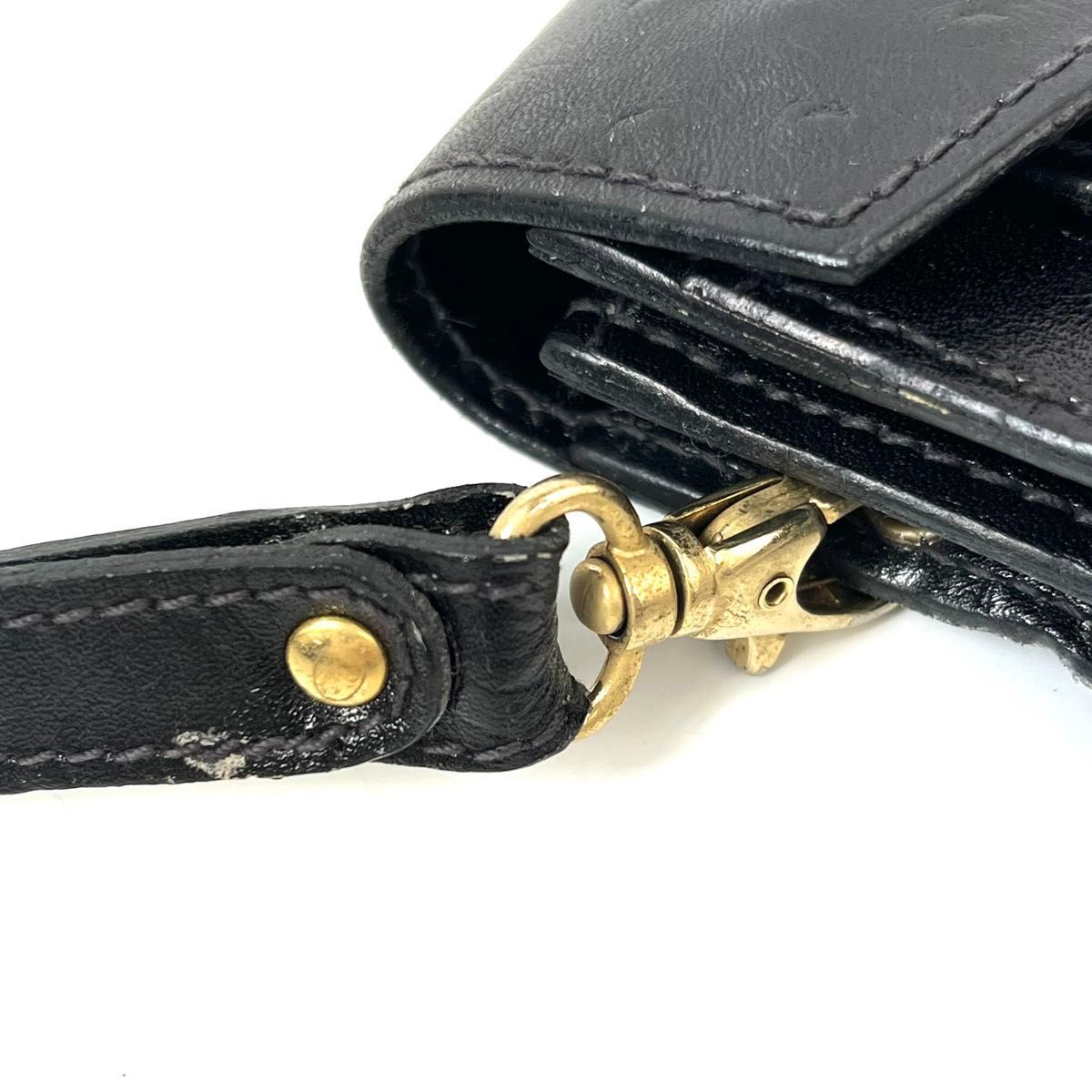 BALLY バリー　セカンドバッグ　クラッチバッグ　ブラック　ゴールド金具　鞄　メンズ　ブランド　正規品　中古品_画像7