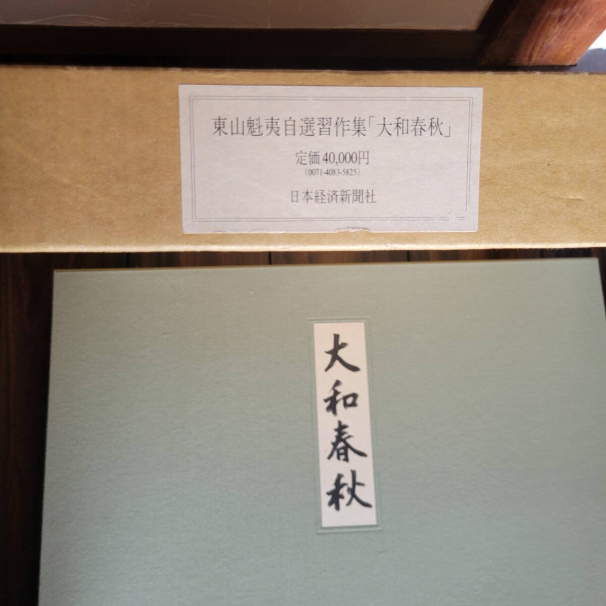 東山魁夷　大和春秋　1988年　東山魁夷自選習作集　　日本経済新聞社　1作抜けあり7吉野暮雲_画像2