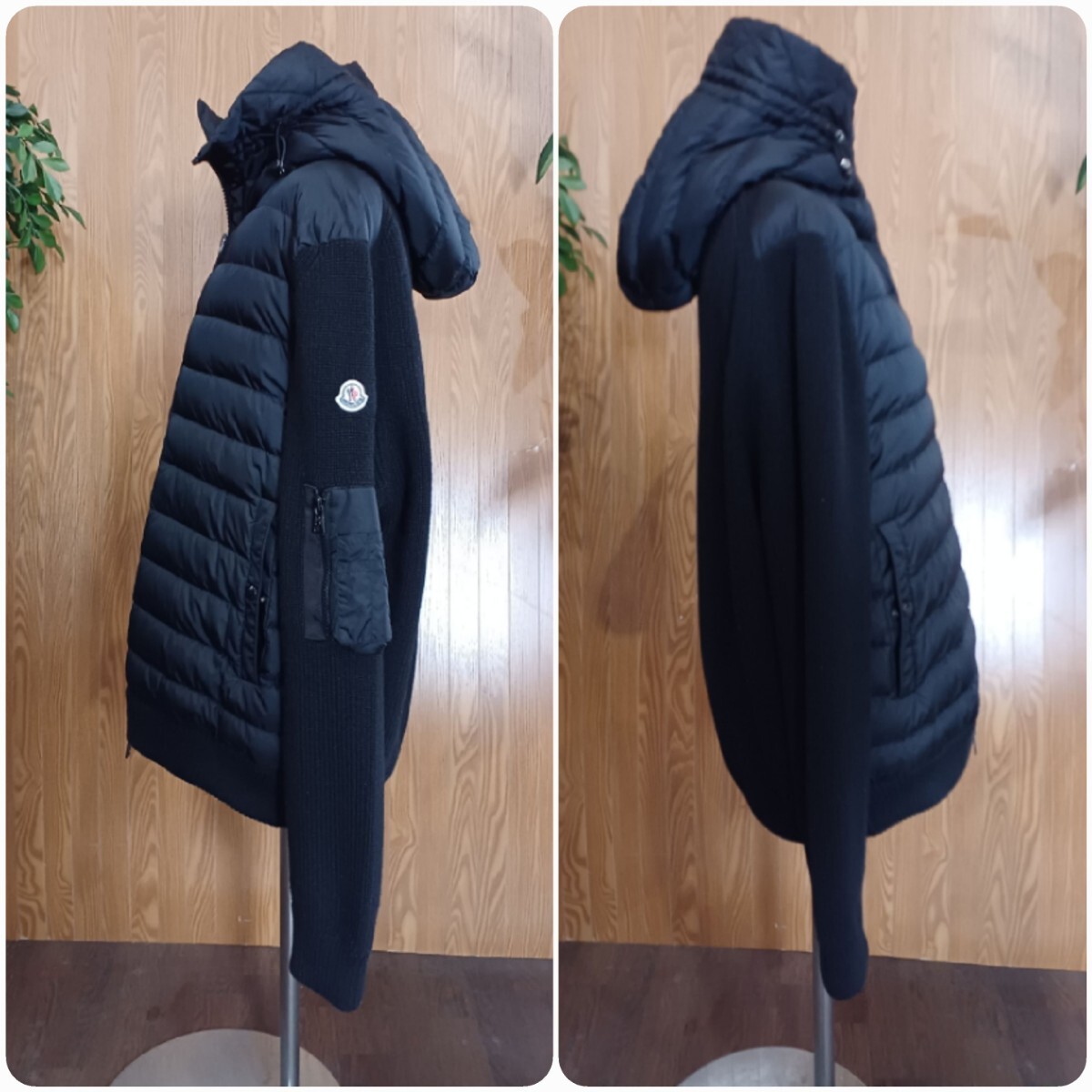 13247-04★MONCLER/モンクレール ジャケット ブラック XXLサイズ★の画像6