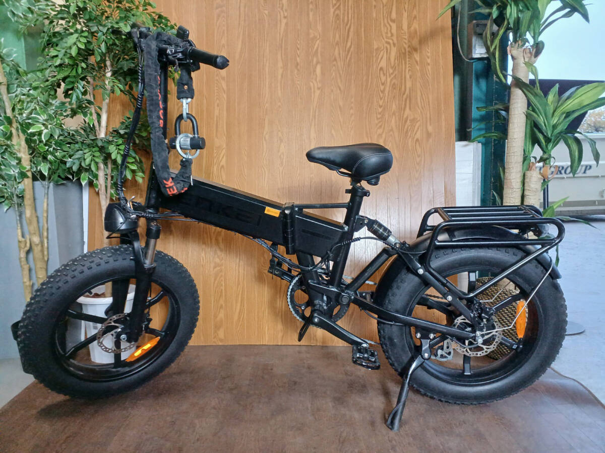 12665-02★ジャンク★E-bike ENKEI R7 ファットバイク 電動アシスト自転車★の画像1