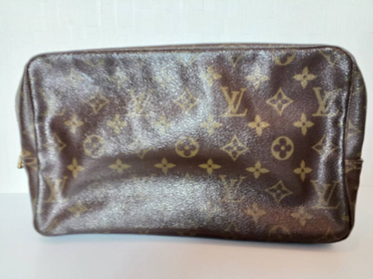 13281-02★Louis Vuitton/ルイ・ヴィトン トゥルース トワレット 28 セカンドバッグ ポーチ モノグラム★の画像4