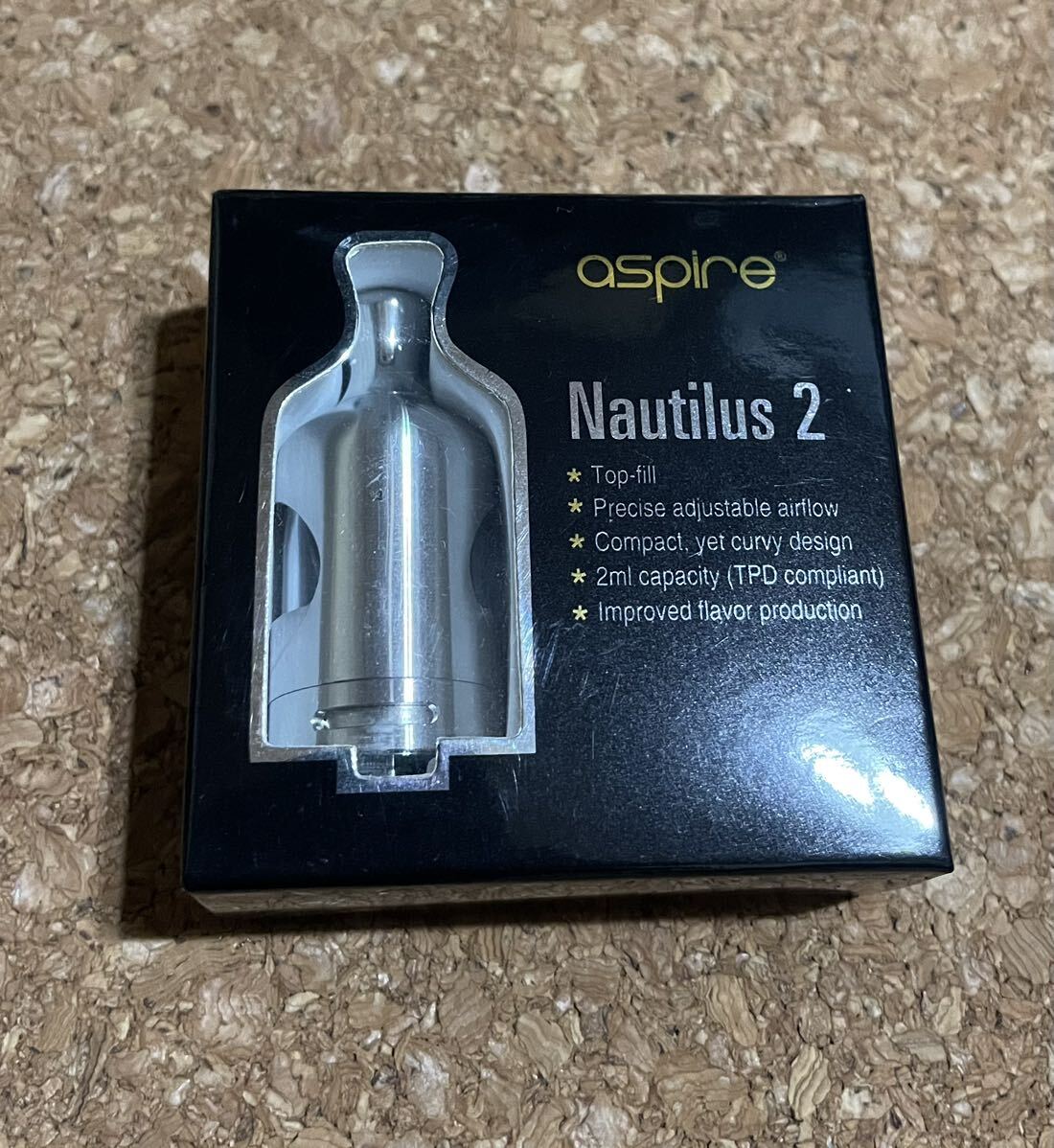 新品 未使用aspire Nautilus 2 アトマイザー タンク VAPE 電子タバコ_画像1