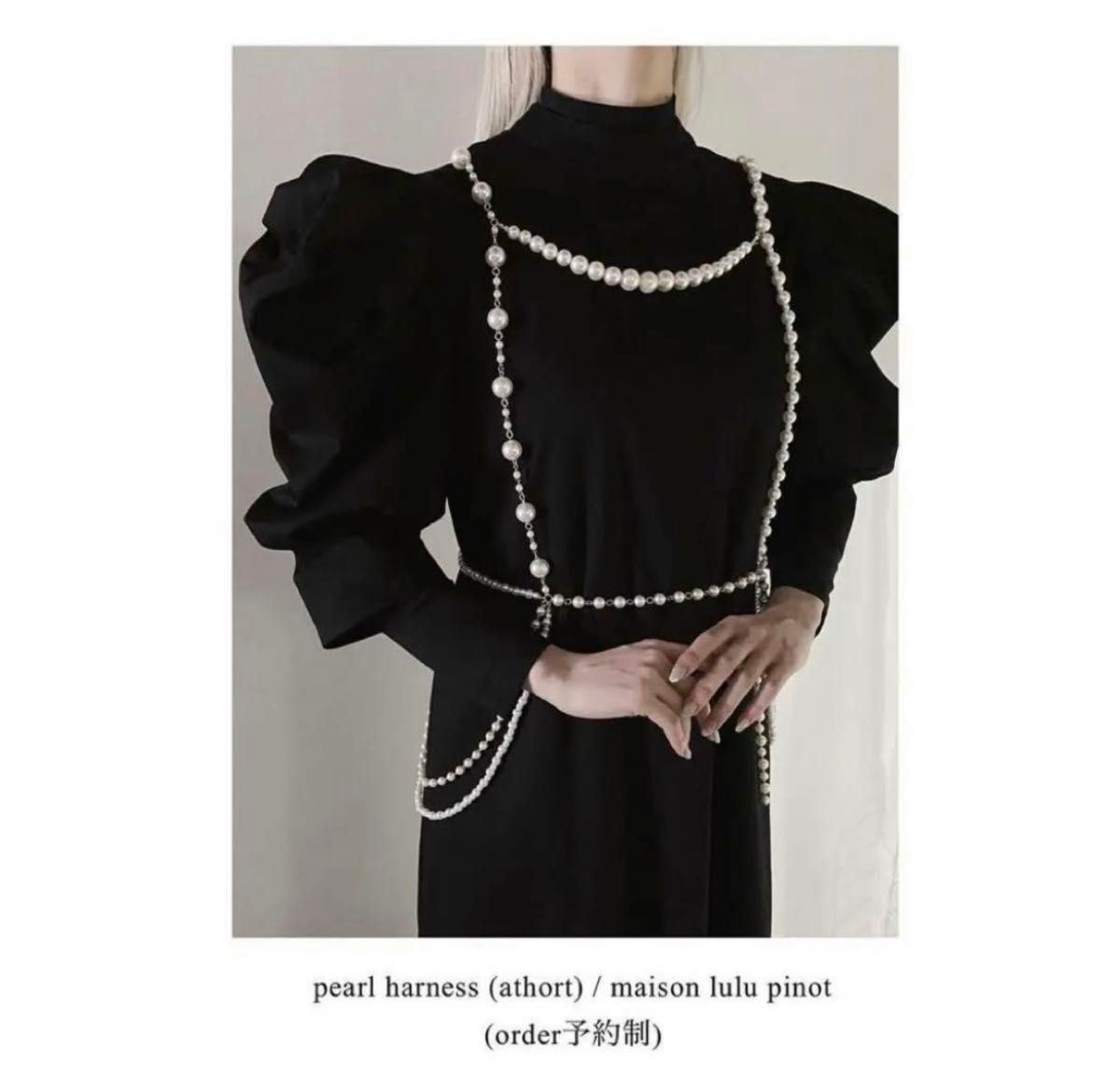 litmus(リトマス) パールハーネス　pearl harness / Maison lulu pinot