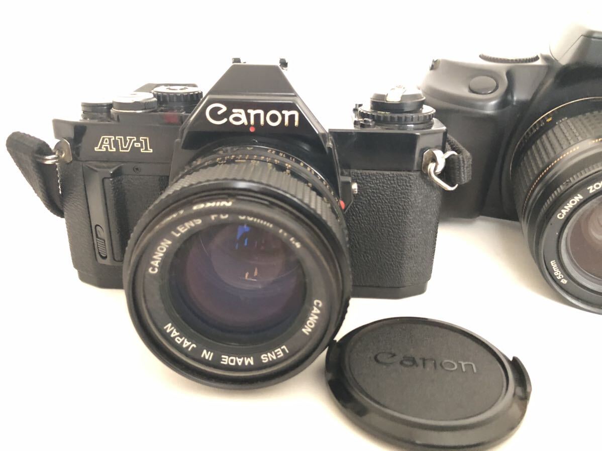 Canon Nikon キャノン ニコン カメラ 3台 まとめ F-601 AV-1 EOS750QD 動作未確認の画像2