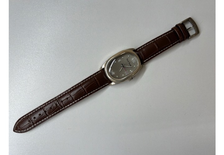 １円スタート SV925 Poul Smith ポール・スミス 腕時計 シルバー F230-T004059Y GN-0-S→12 稼働品 総重量７７gの画像3