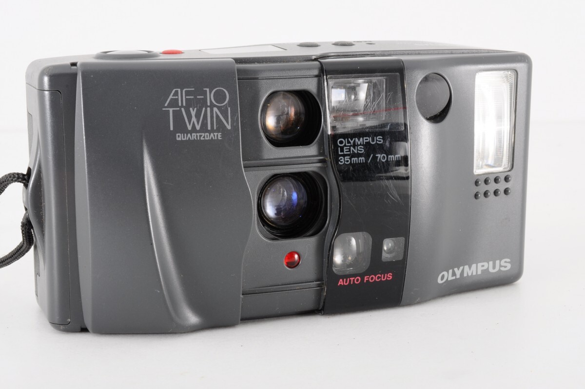 OLYMPUS オリンパス AF-10 TWIN QUARTZ DATE 35mm 70mm 動作品 コンパクト フィルム カメラ ピカソmini オートフォーカス RL-414T/000の画像1