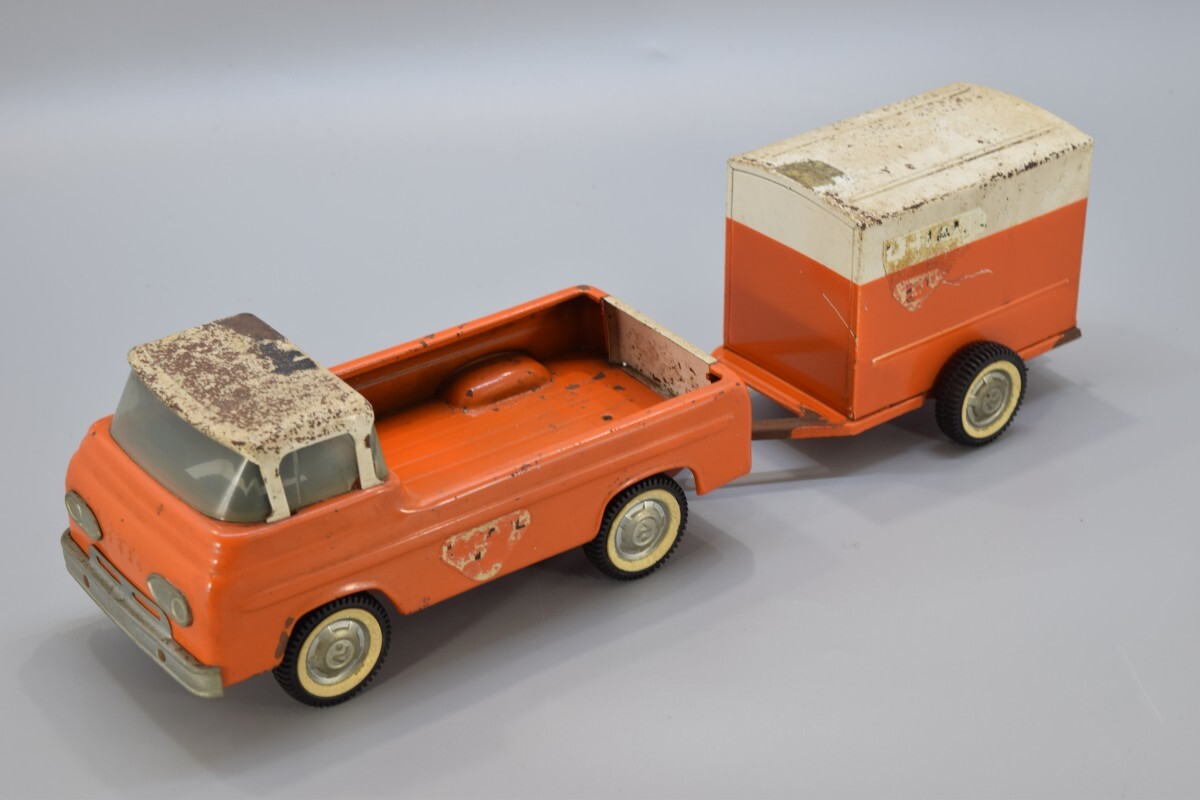  редкий NYLINT TOYS U-HAUL FOAD Ford PICKUP pick up BOX TRAILER box прицеп Vintage Showa Retro игрушка RL-225M/000