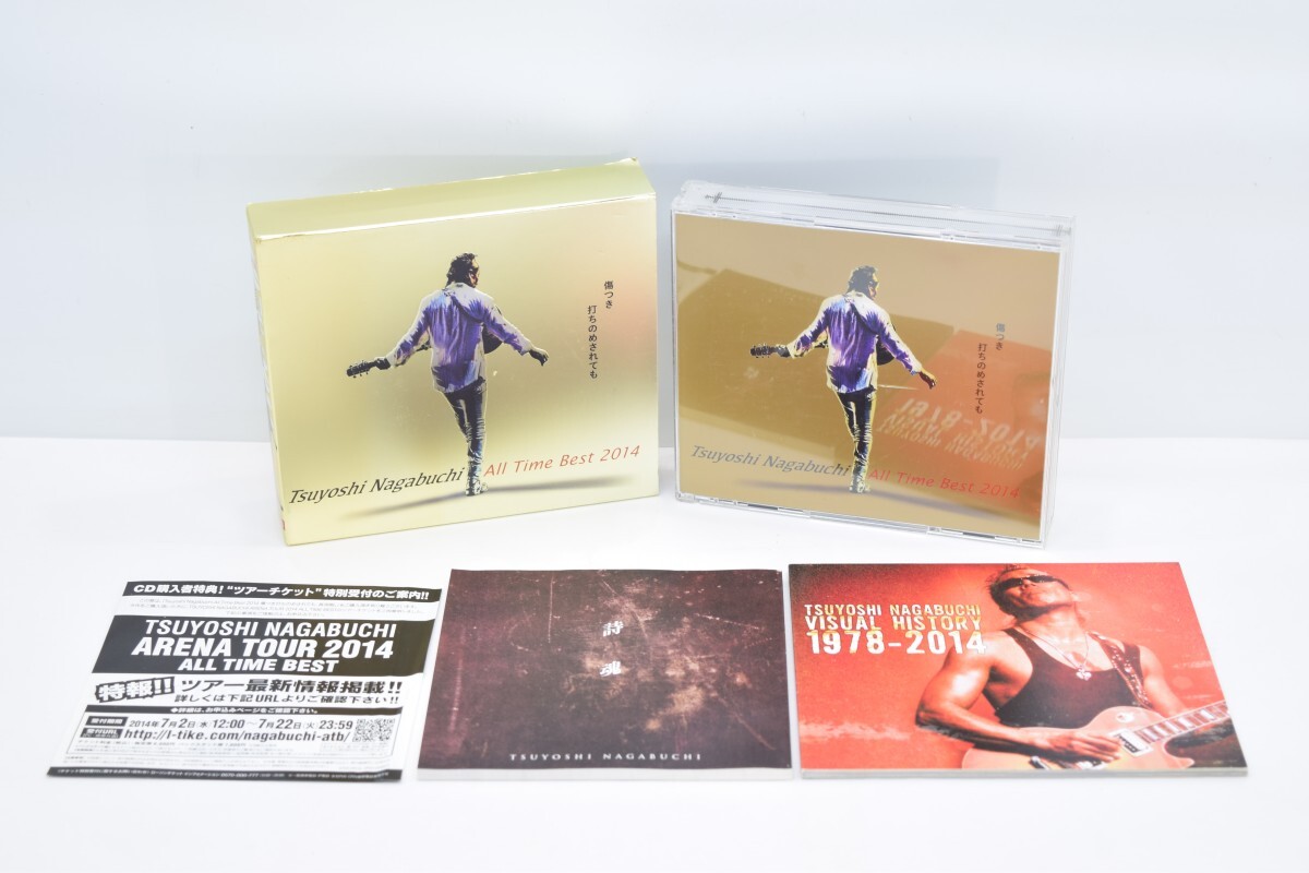 初回生産限定盤 長渕剛 Tsuyoshi Nagabuchi All Time Best 2014 オールタイム ベスト アルバム 4 CD + DVD ヒストリーブック付 RL-180M/000の画像2