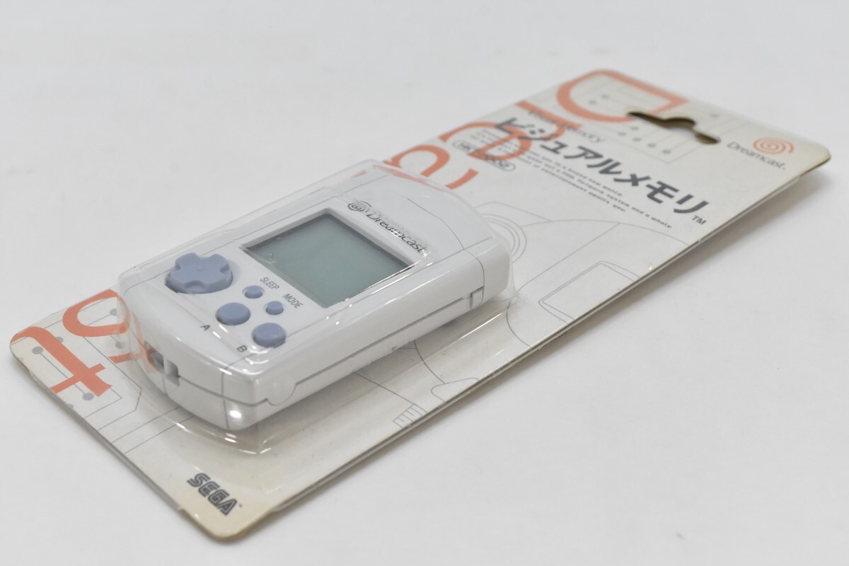 未開封 DC ドリームキャスト ビジュアルメモリ HKT-7002 セガ ドリキャス SEGA Dreamcast メモリ ゲーム RL-77S/000の画像2