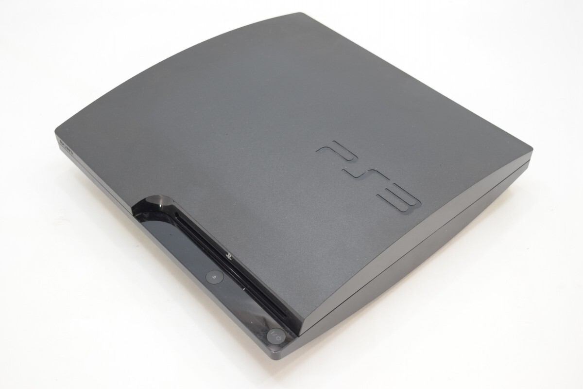 PS3 本体 320GB CECH-3000B チャコール・ブラック 動作品 SONY ソニー ゲーム機 コントローラー テレビゲーム ゲーム RL-387Zの画像3