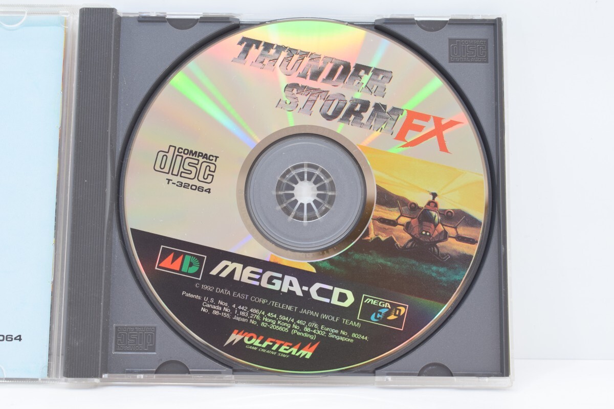 MCD メガCD サンダーストームエフエックス THUNDER STORM FX 取説付 動作品 WOLFTEAM シューティング MEGACD ゲーム /MD RL-385T/000の画像3