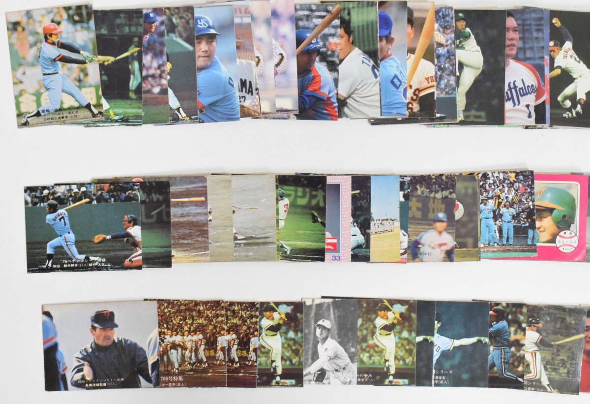 大量 当時物 カルビー プロ野球 カード 317枚 まとめ セット 1980年代 王貞治 ホームランカード 巨人 阪神 広島 中日 レア RL-58S/602の画像7