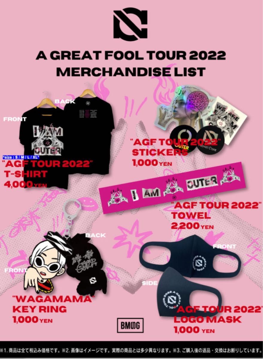 Novel Core A GREAT FOOL TOUR 2022 タオル＆ステッカーセット /ノベルコア