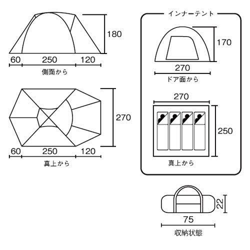 tafudomu 2725開始包裝 柯爾曼Model 2000031570 原文:タフドーム 2725スタートパッケージ　コールマン　Model 2000031570