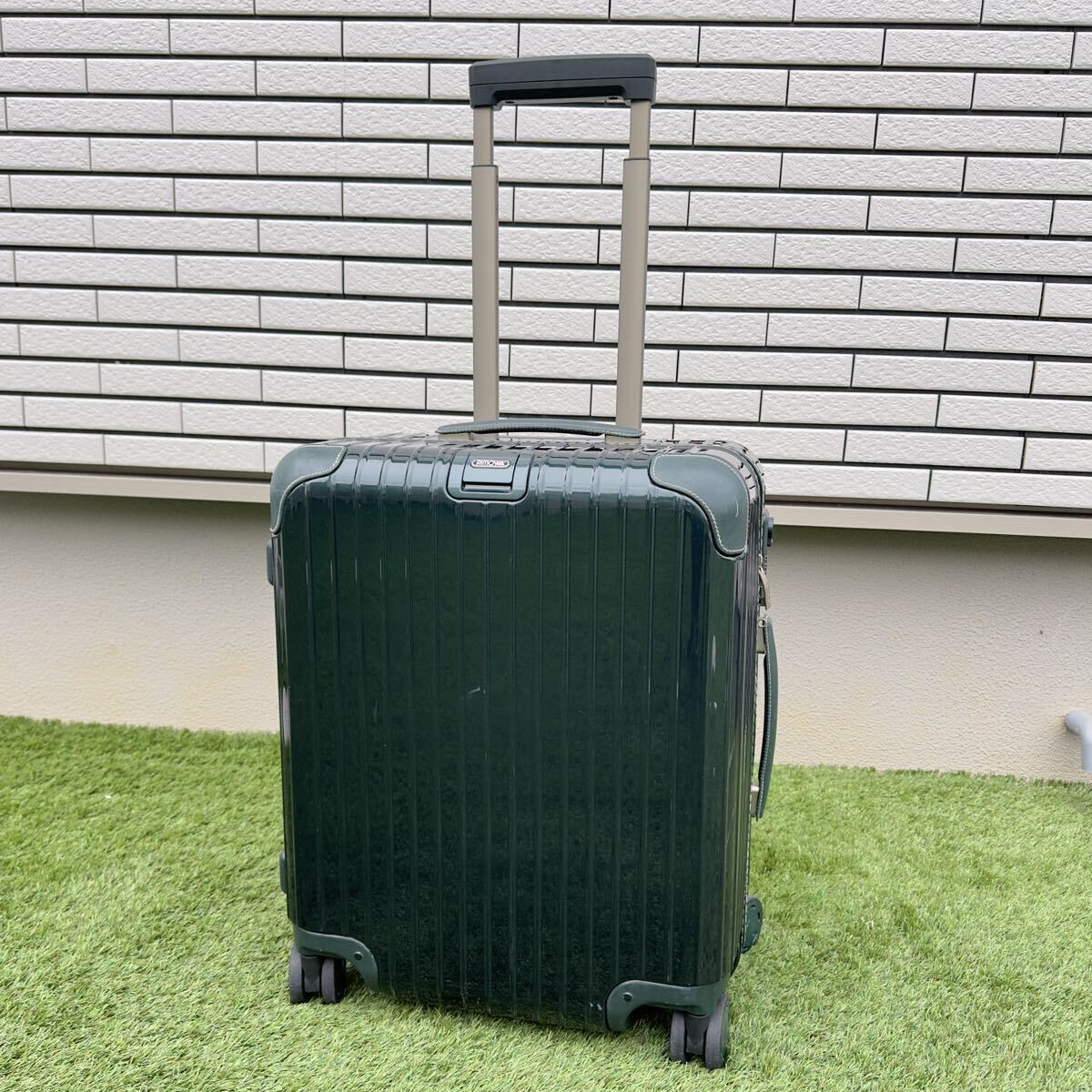 1円〜★RIMOWA リモワ ボサノバ 42リットル 4輪 キャリーケース スーツケース キャリーバッグ 870.56.40.4 2~3泊 TSAロック グリーン 緑