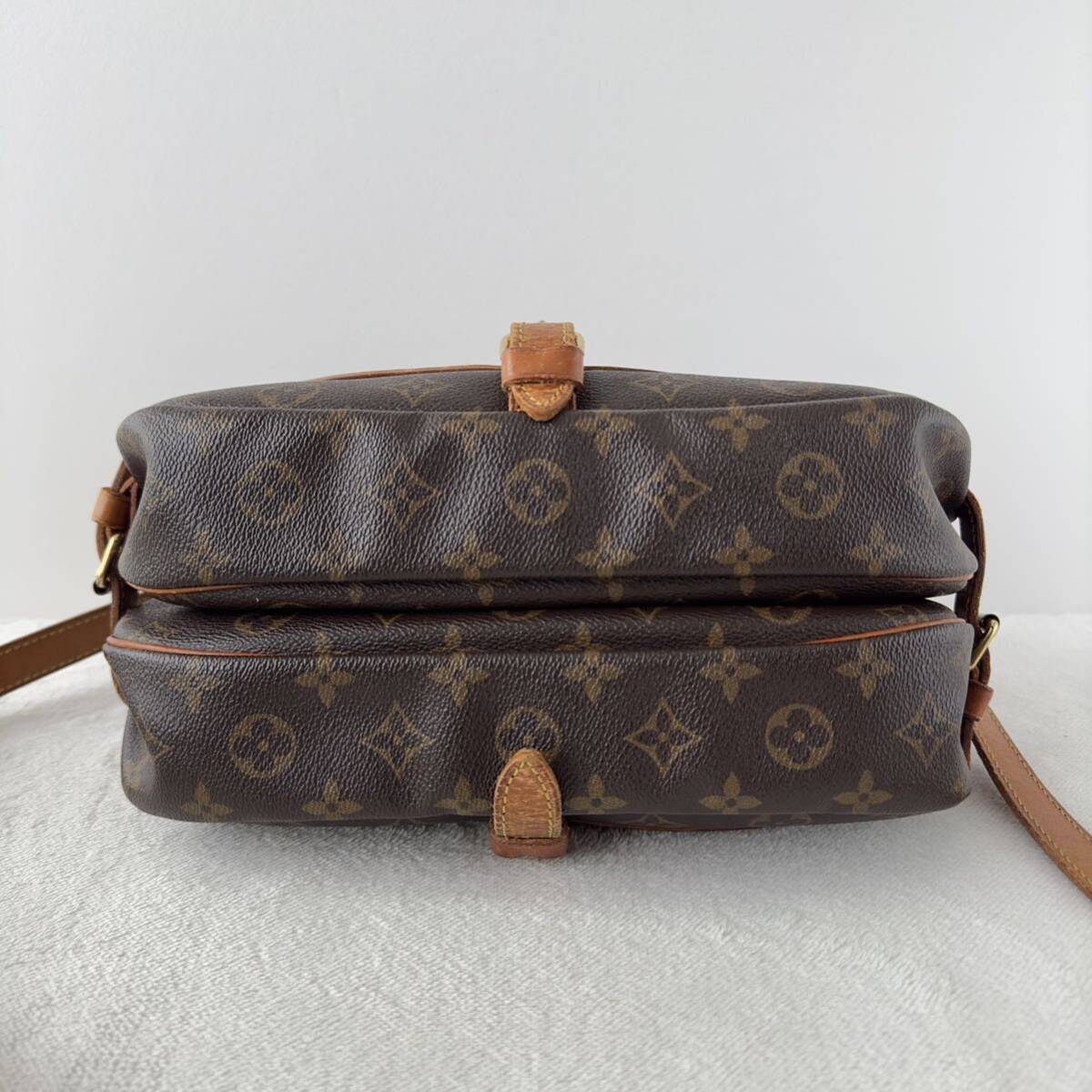 1円〜★LOUIS VUITTON ルイヴィトン ソミュール30 ショルダーバッグ モノグラム フラップ M42256 ブラウン メッセンジャーバッグ 茶色 5の画像8