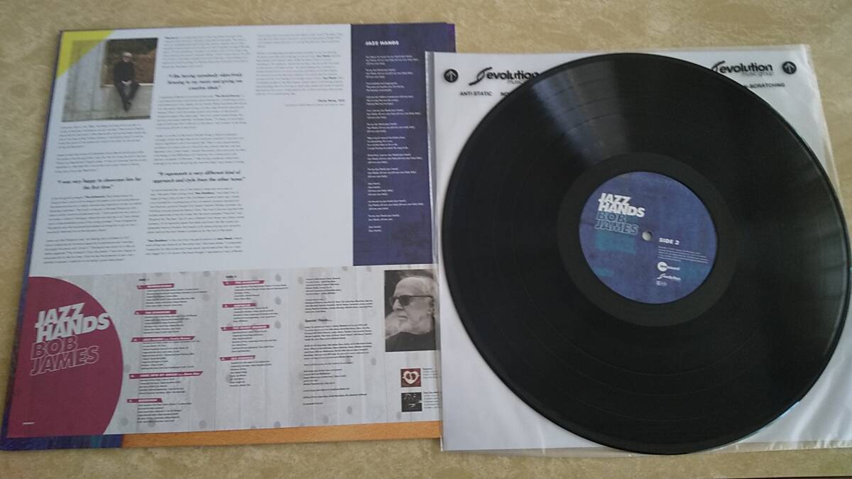 Jazz Hands　／　Bob James　LPレコード　180g重量盤　試聴2回　美品　ボブジェームス_画像4