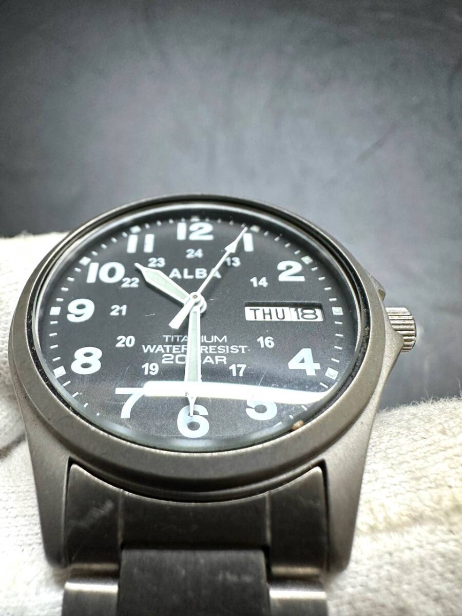 SEIKO　セイコー　ALBA　アルバ　7N43-0AE0　メンズ　腕時計　NS00188_画像6