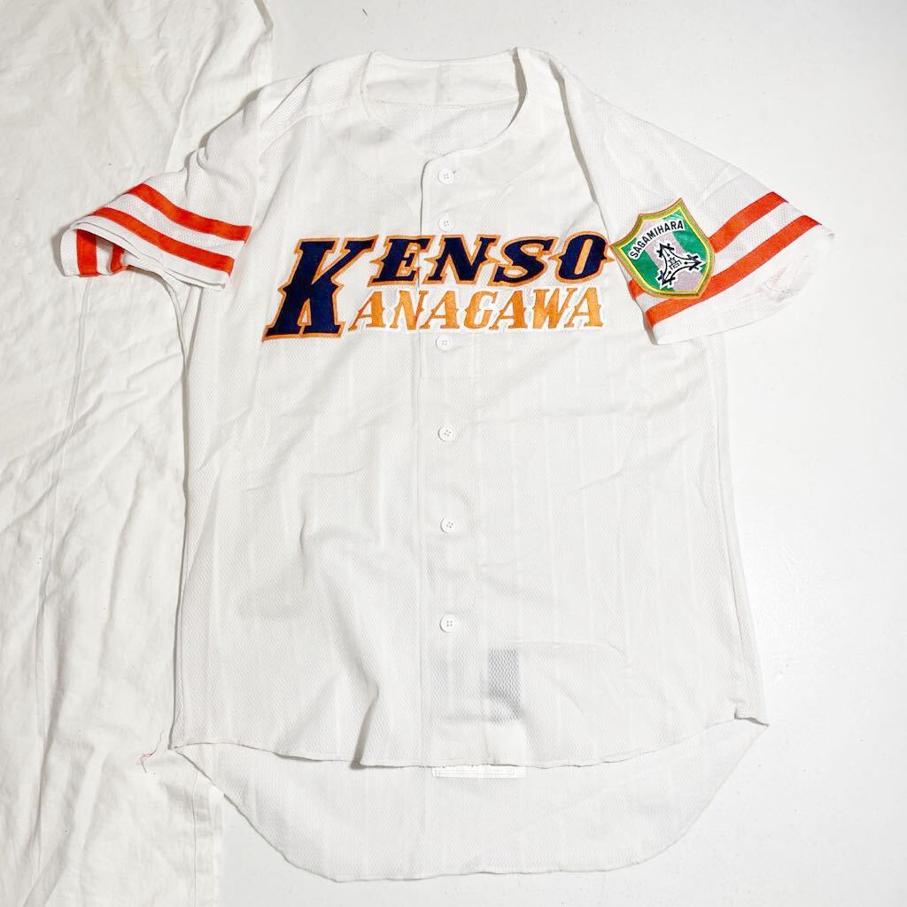  Kanagawa prefecture . Sagamihara high school prefecture . baseball part main . have on embroidery Logo uniform M size Major stage major stage