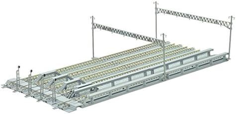  車両基地レール 延長部 91017 鉄道模型 用品 銀_画像1