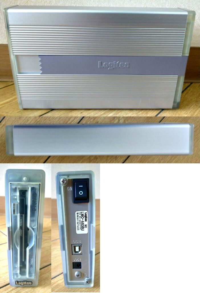 ■中古■ロジテック　外付型　USB　MO　ドライブ　640MB　LMO-A636U■3600rpm■通電確認済■_画像5