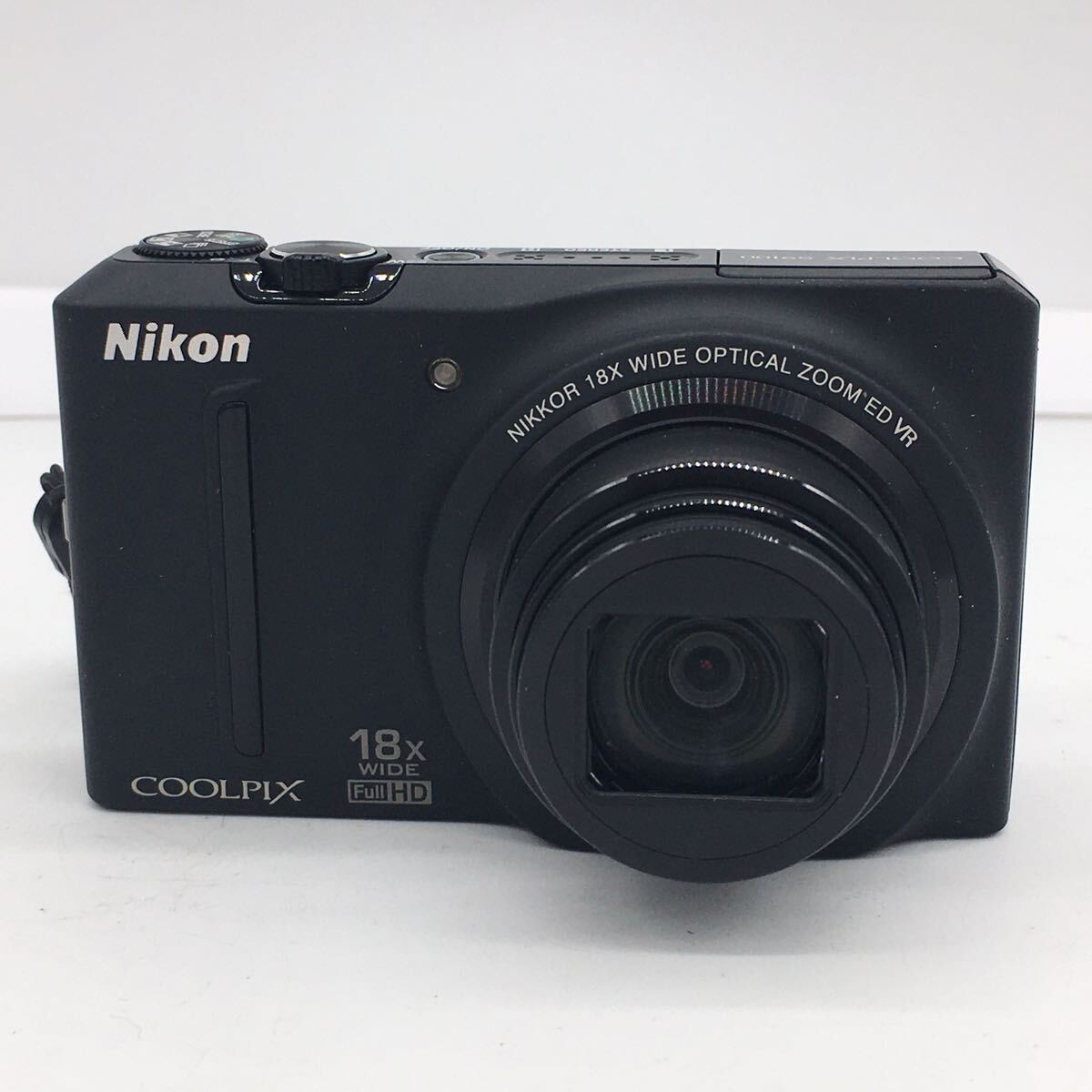Nikon COOLPIX S9100 ニコン クールピクス デジタル カメラ デジカメ ブラック 説明書・バッテリー・充電コード・元箱付属 動作確認済の画像3