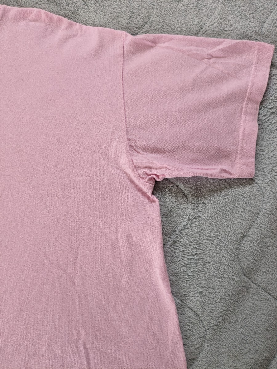 STUSSY メンズ Ｔシャツ ピンク 黒タグ サイズL stussy ストゥーシー ビンテージ？！の画像5