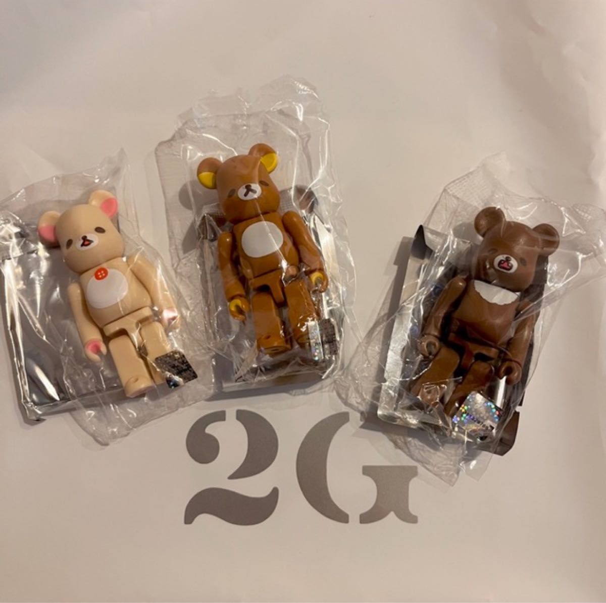 ベアブリック  シリーズ45 ベアブリック コリラックマ　チャイロイコグマ ３体セット　BE@RBRICK SERIES 45