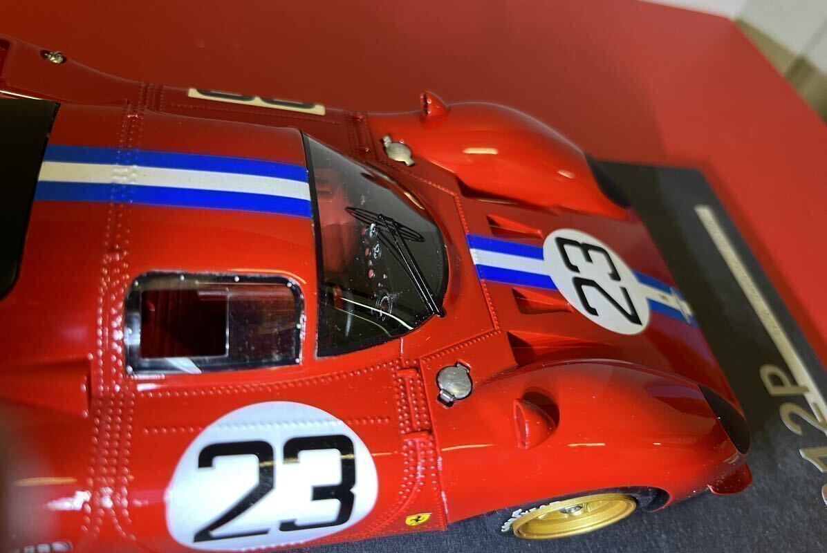 CMF 1/18 フェラーリ Ferrari 312P デイトナ Daytona 1970 Red #23 100台限定_画像8