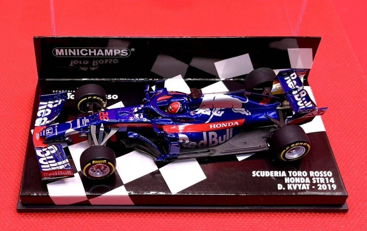 ミニチャンプス 1/43 MINICHAMPS SCUDERIA TORO ROSSO HONDA STR14 2019 RedBull #26 D. KVYAT ネイビー/レッド/シルバー 417190026の画像8