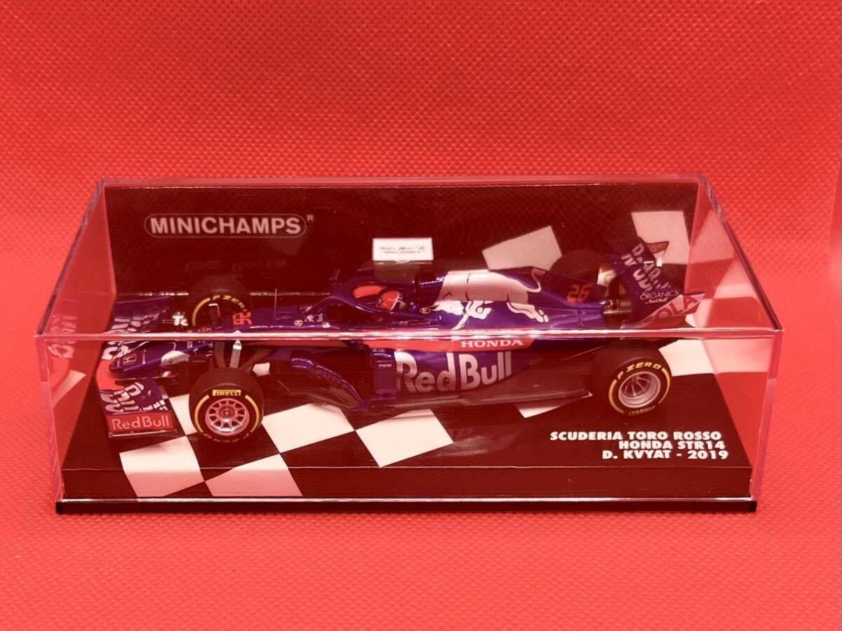 ミニチャンプス 1/43 MINICHAMPS SCUDERIA TORO ROSSO HONDA STR14 2019 RedBull #26 D. KVYAT ネイビー/レッド/シルバー 417190026の画像2