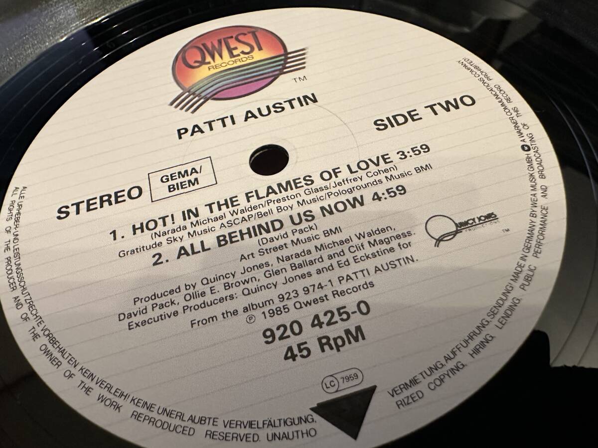 12”★Patti Austin / The Heat Of Heat / シンセ・ポップ・ディスコ！！_画像2