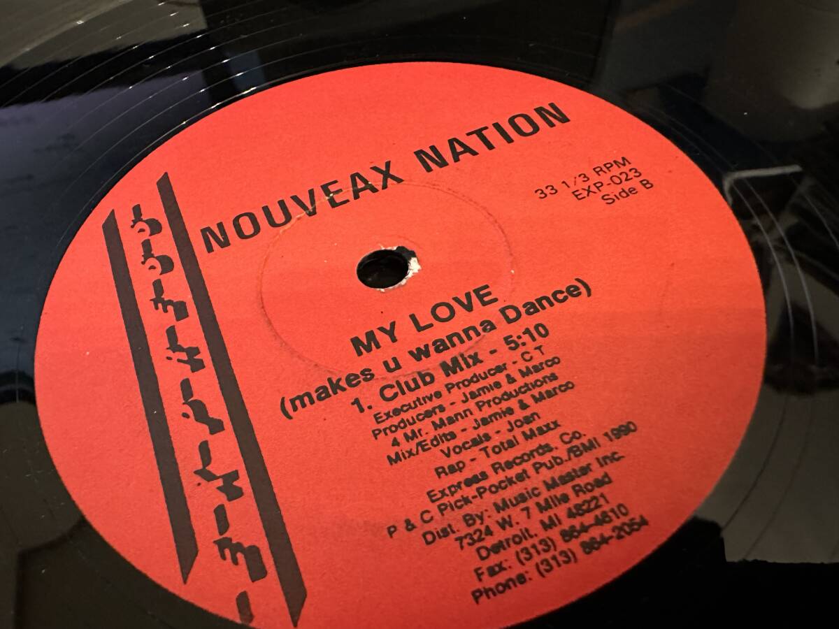 12”★Nouveax Nation / My Love (Makes U Wanna Dance) シカゴ・ヴォーカル・ハウス・クラシック！！_画像1