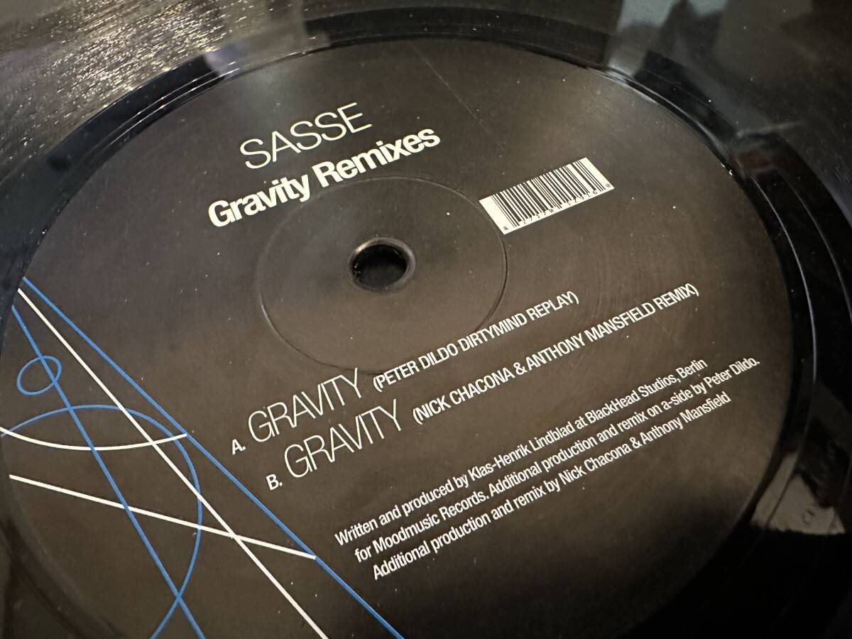 12”★Sasse / Gravity Remixes / テック・ハウス / ミニマル！Peter Dildo / Nick Chacona & Anthony Mansfield の画像1