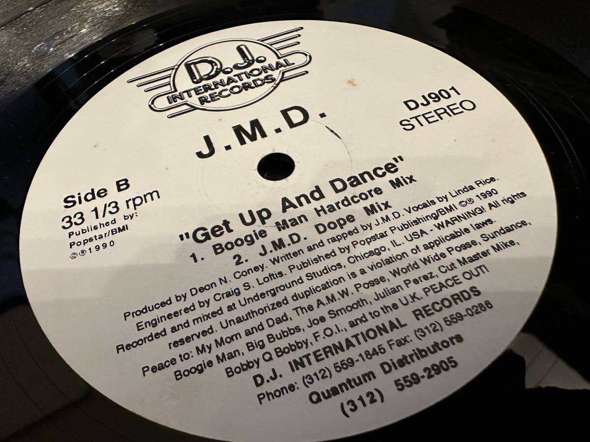12”★J.M.D. / Get Up And Dance / シカゴ・ヒップ・ハウス１_画像1