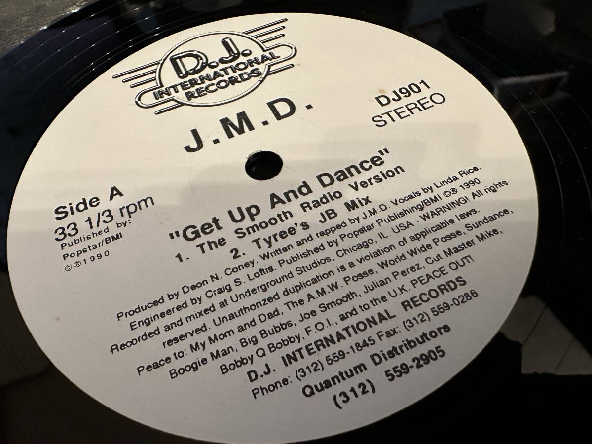 12”★J.M.D. / Get Up And Dance / シカゴ・ヒップ・ハウス１_画像2