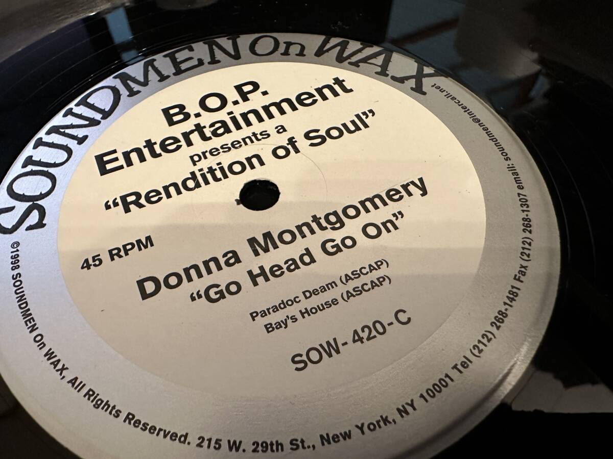 12”x2★B.O.P. Entertainment / Rendition Of Soul / ヴォーカル・ハウス！Dawn Tallman / Kenny Bobien / Donna Montgomery_画像7
