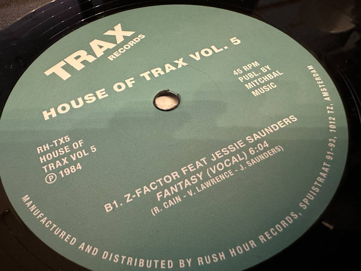 12”★Gwendolyn / Z-Factor / House Of Trax Vol. 5 / シカゴ・ヴォーカル・ハウス・クラシック！Come To Me / Fantasy_画像1