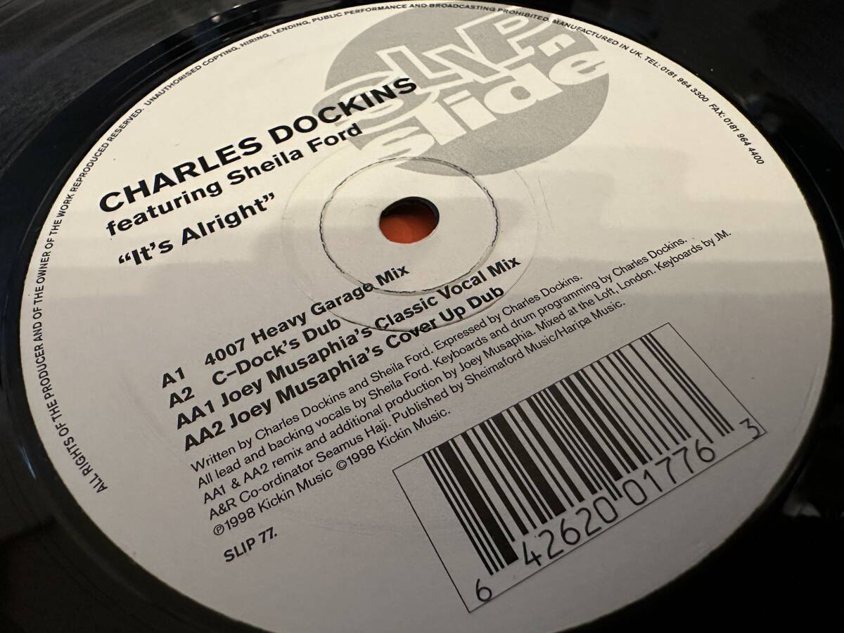 12”★Charles Dockins Featuring Sheila Ford / It's Alright / ヴォーカル・ハウス！の画像1