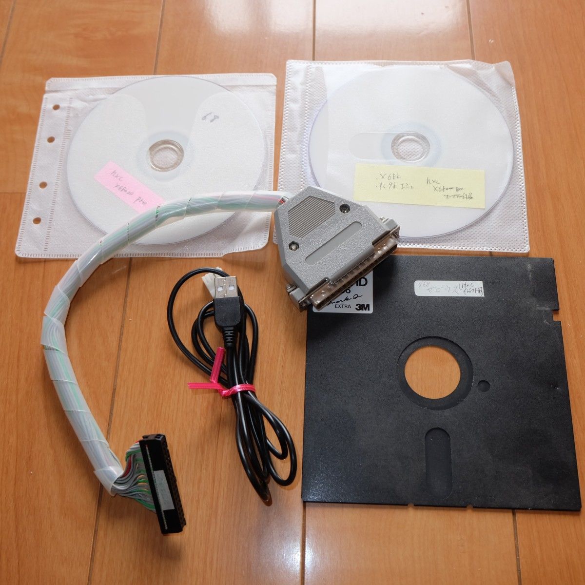 X68000 PRO / PROII 用 外部FDD接続ケーブル Hxc Floppy X68000 PRO / PROII 用 外部FDD接続ケーブル Hxc Floppy