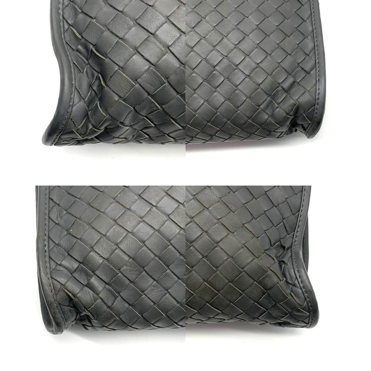 1円●極美品●BOTTEGA VENETA ボッテガヴェネタ ビジネスバッグ ブリーフケース 通勤鞄 A4◎ イントレチャート カーフレザー 牛革 メンズの画像7