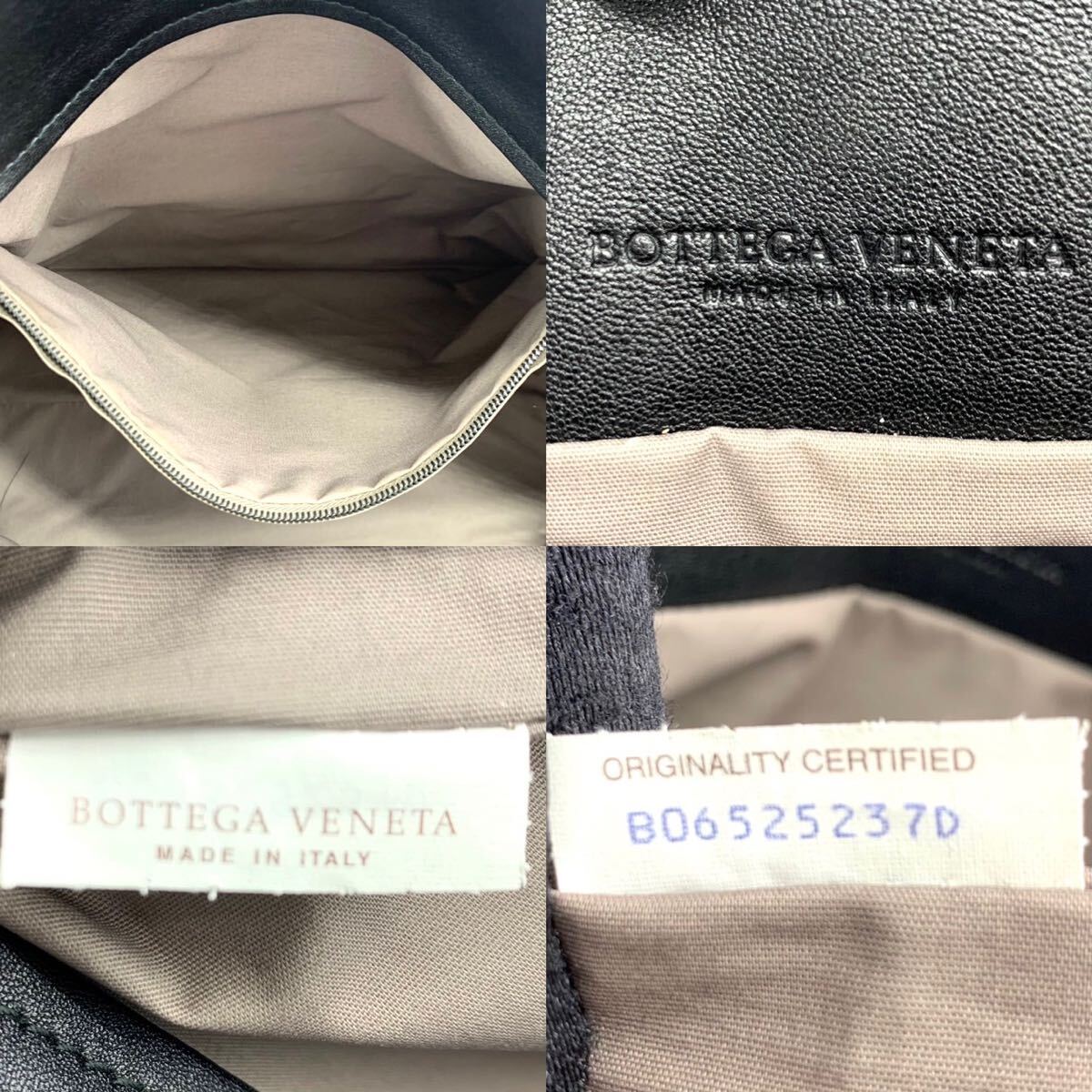 1円●未使用に近い/定価48万●BOTTEGA VENETA ボッテガヴェネタ トートバッグ ビジネスバッグ ショルダー肩掛け◎ A4◎ レザー 黒 メンズの画像10