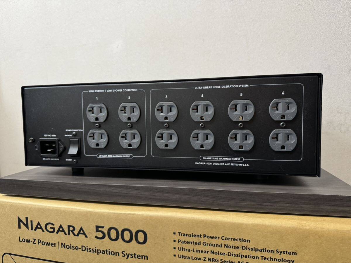 日本未発売 AudioQuest オーディオクエスト パワーコンディショナー Niagara 5000 ＋ Hurricane 2mセット_画像2