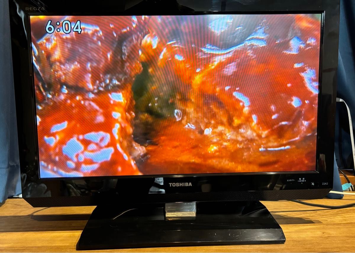 コンパクトなサイズ感！#TOSHIBA#東芝 #液晶カラーテレビ #REGZA #22A2 #22インチ #ブラック
