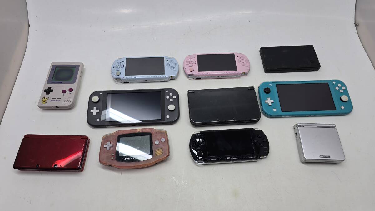 【1418】1円~ 携帯 ゲームハード まとめ Switch Lite new 3DS LL 3DS DS GBA SP PSP-3000 未動確 ジャンク品の画像1