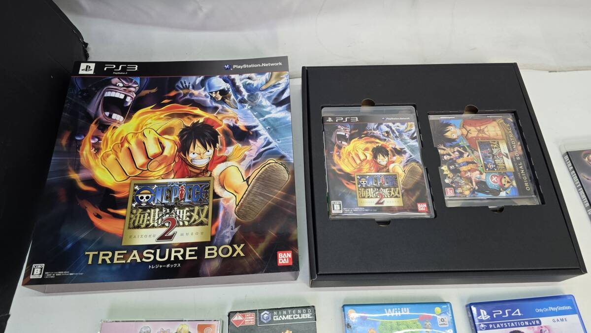 [1424]1 jpy ~ game soft ONE PIECE sea . peerless 2to leisure box .. forest Vaio hazard BATTLEFIELD etc. various not yet moving . junk 