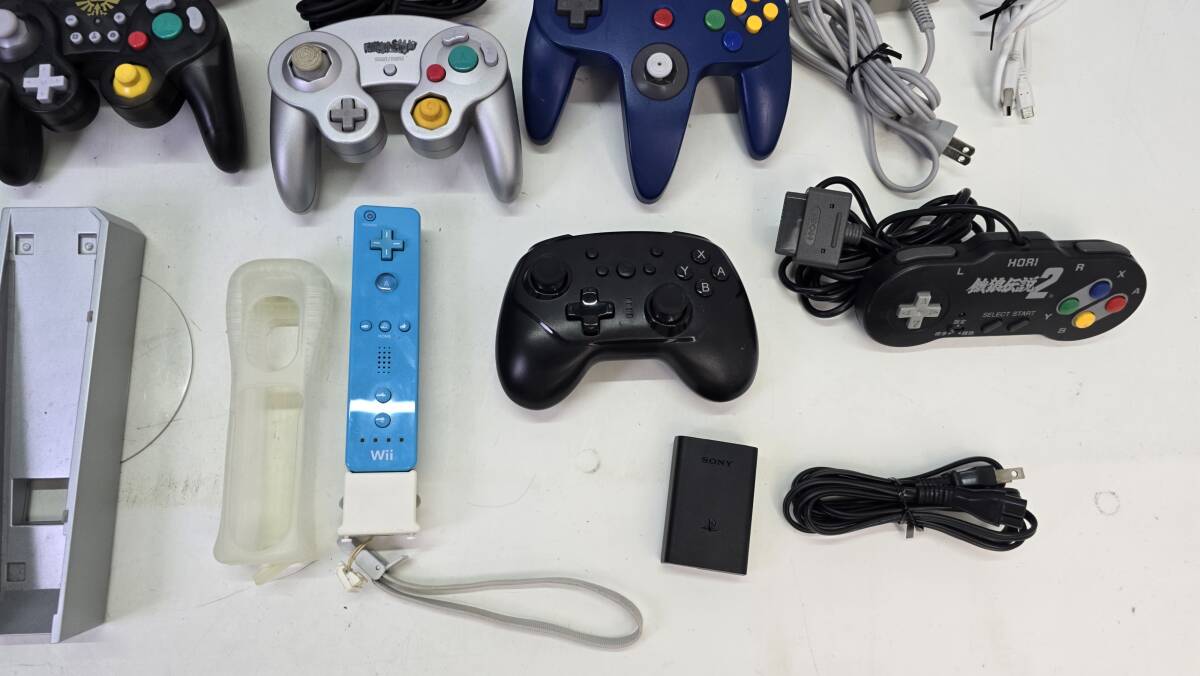 【1432】1円~ ゲーム機 周辺機器 まとめ SONY PS2 SCPH-50000 Nintendo GAME CUBE DOL-001 コントローラー など 色々 未動確 ジャンク品の画像10