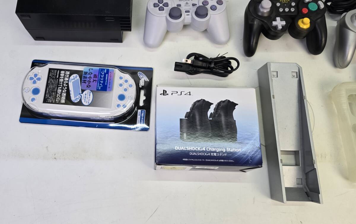 【1432】1円~ ゲーム機 周辺機器 まとめ SONY PS2 SCPH-50000 Nintendo GAME CUBE DOL-001 コントローラー など 色々 未動確 ジャンク品の画像9